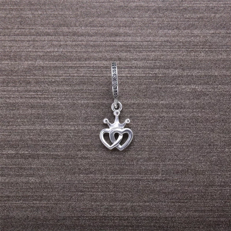 (afbeelding voor) PANDORA Crowned Hearts Pendant Bedel - 791963CZ - Bekijken 2