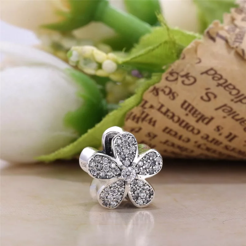 (afbeelding voor) PANDORA Daisy Pave Silver Bedel With Cubic Zirconia - 791480CZ - Bekijken 2