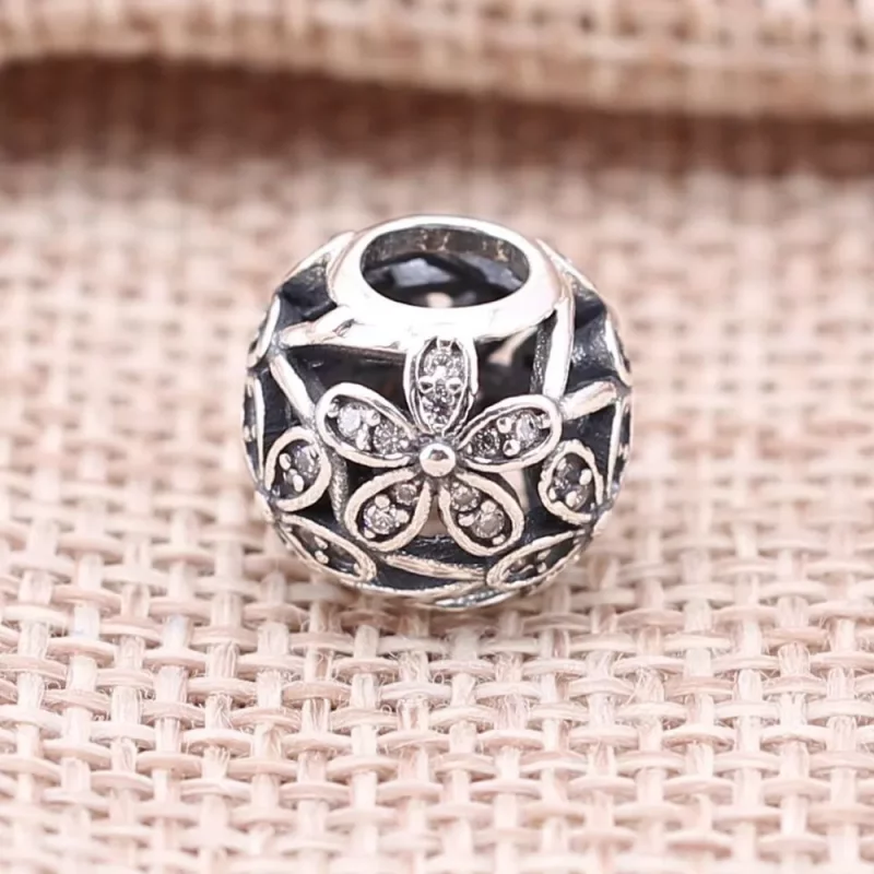 (afbeelding voor) PANDORA Daisy Silver Bedel With Cubic Zirconia - 791492CZ - Bekijken 2