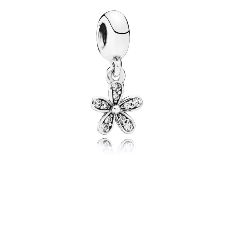 (afbeelding voor) PANDORA Daisy Silver Dangle With Cubic Zirconia - 791491CZ