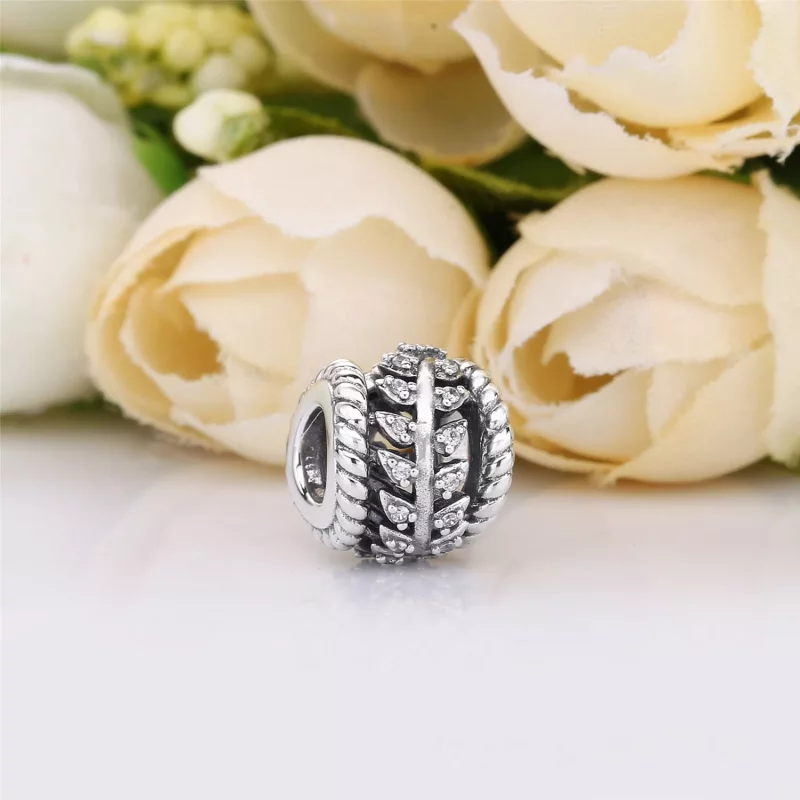 (afbeelding voor) PANDORA Dazzling Grain Swirls Bedel 797597CZ - Bekijken 2