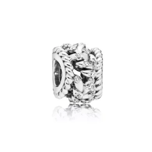 (afbeelding voor) PANDORA Dazzling Grain Swirls Bedel 797597CZ