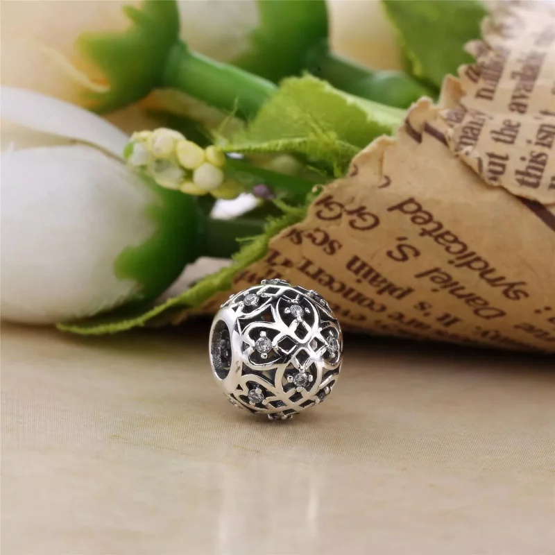 (afbeelding voor) PANDORA Decorative Silver Bedel With Cubic Zirconia - 791295CZ - Bekijken 2