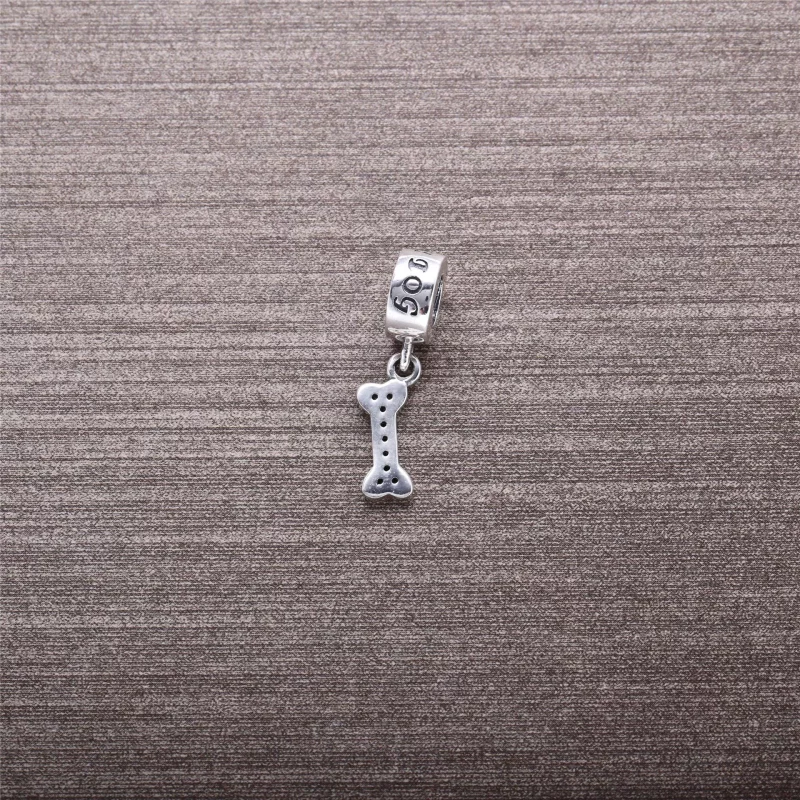 (afbeelding voor) PANDORA Dog Bone Silver Dangle With Cubic Zirconia - 791263CZ - Bekijken 3