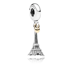 (afbeelding voor) PANDORA Eiffel Tower Silver Dangle With 14K - 791302