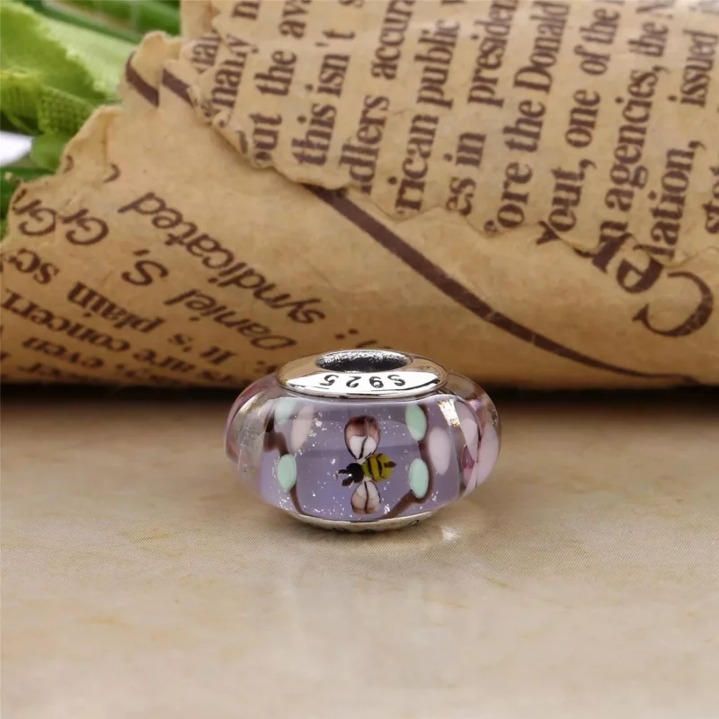 (afbeelding voor) PANDORA Enchanted Garden Glass Bedel 797014 - Bekijken 3