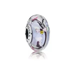 (afbeelding voor) PANDORA Enchanted Garden Glass Bedel 797014
