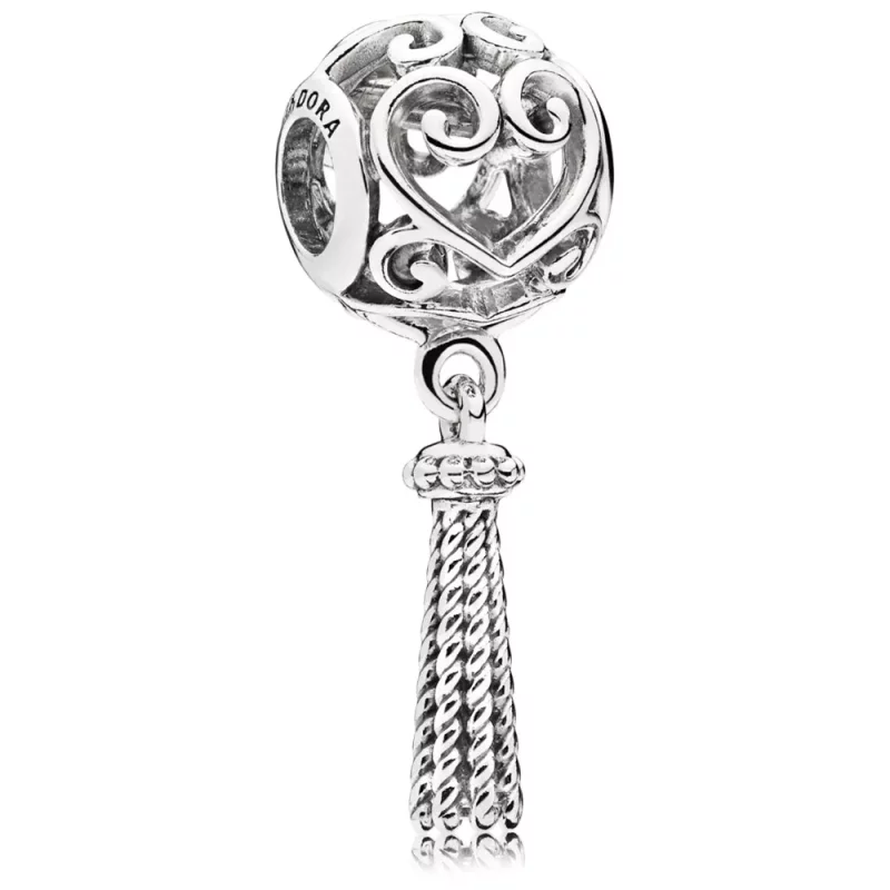 (afbeelding voor) PANDORA Enchanted Heart Tassel Hangende bedel 797037