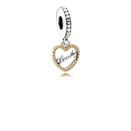 (afbeelding voor) PANDORA Family Script Pendant Bedel - 792011