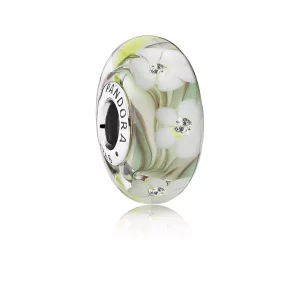 (afbeelding voor) PANDORA Flower Silver Bedel With Mixed Colours Of Murano Glass And Cubic Zirconia - 791638CZ