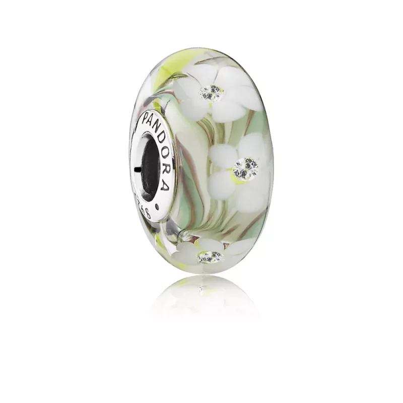 (afbeelding voor) PANDORA Flower Silver Bedel With Mixed Colours Of Murano Glass And Cubic Zirconia - 791638CZ