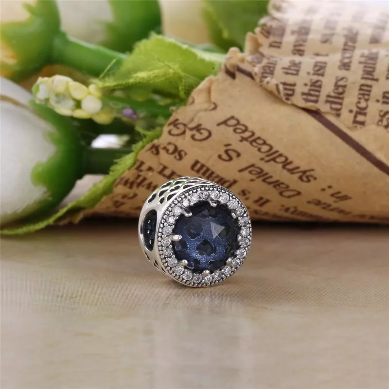 (afbeelding voor) PANDORA Glacier Blue Radiant Hearts Bedel - 791725Ngl - Bekijken 4