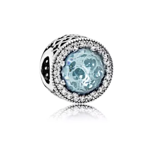 (afbeelding voor) PANDORA Glacier Blue Radiant Hearts Bedel - 791725Ngl