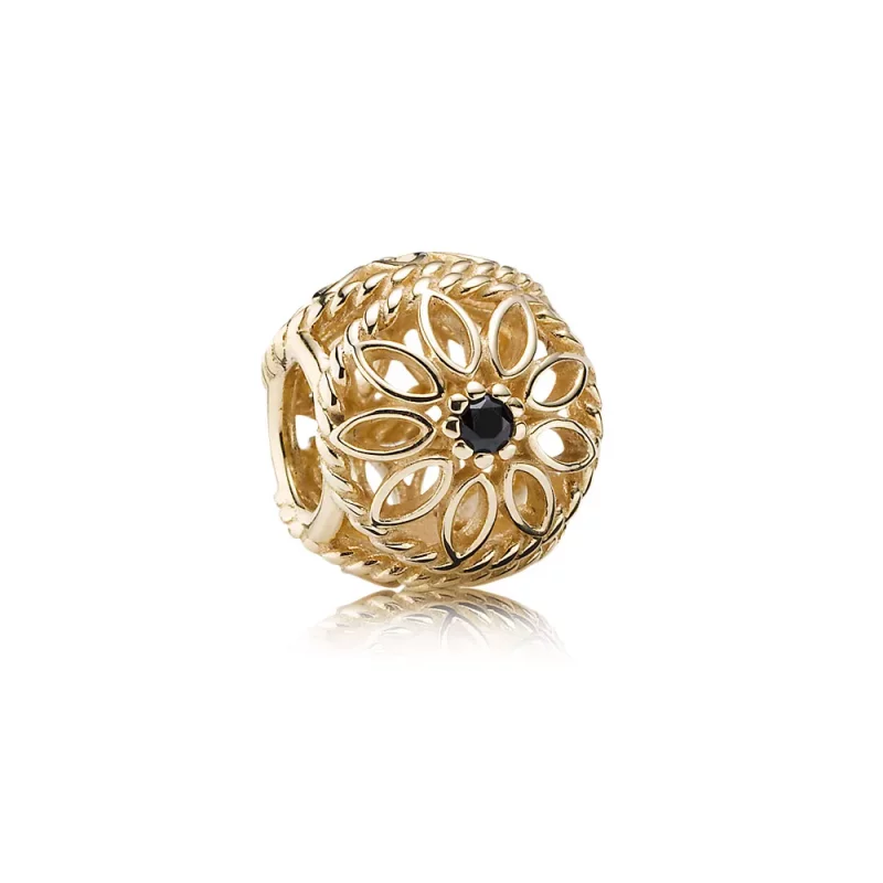 (afbeelding voor) Pandora Gouden Delicate Schoonheid Bedel 750821Spb