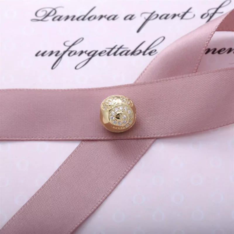 (afbeelding voor) Pandora Gouden Disney, Mickey Mouse Goud Swirl Clip 7501055890729P - Bekijken 2
