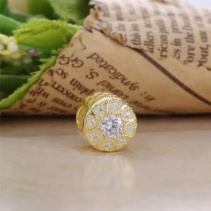 (afbeelding voor) Pandora Gouden Harten Van Goud Bedel 750841CZ - Bekijken 2