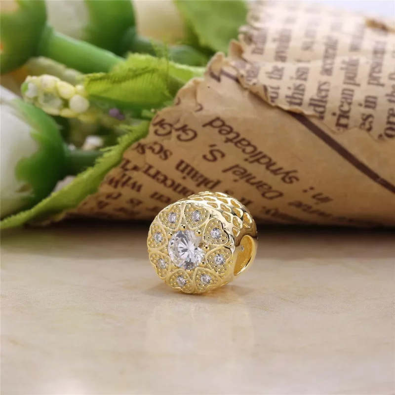 (afbeelding voor) Pandora Gouden Harten Van Goud Bedel 750841CZ - Bekijken 3
