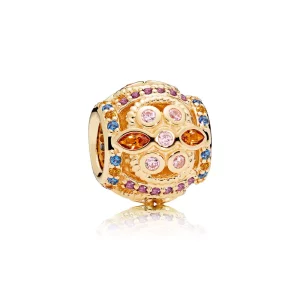 (afbeelding voor) Pandora Gouden Kleur Fresco Bedel 756225PCZmx