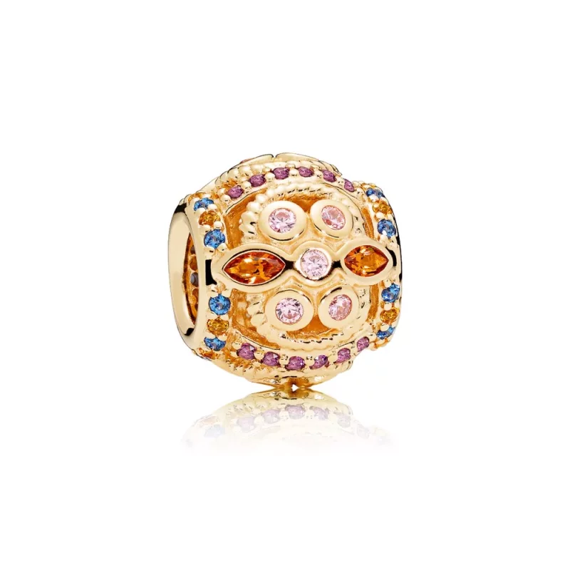(afbeelding voor) Pandora Gouden Kleur Fresco Bedel 756225PCZmx
