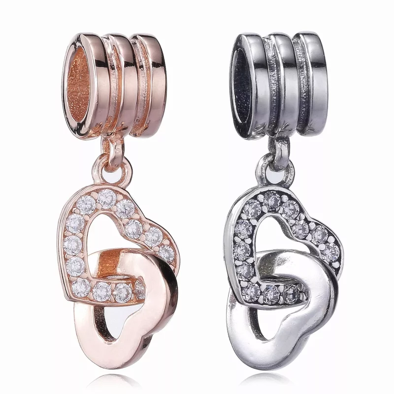 (afbeelding voor) PANDORA Hangende Hartjes Bedel 791242CZ - Bekijken 5