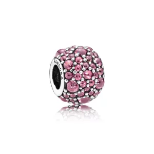 (afbeelding voor) PANDORA Honeysuckle Pink Shimmering Droplets Bedel - 791755HCZ
