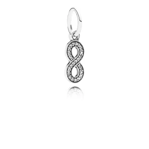 (afbeelding voor) PANDORA Infinity Silver Dangle With Cubic Zirconia - 791351CZ