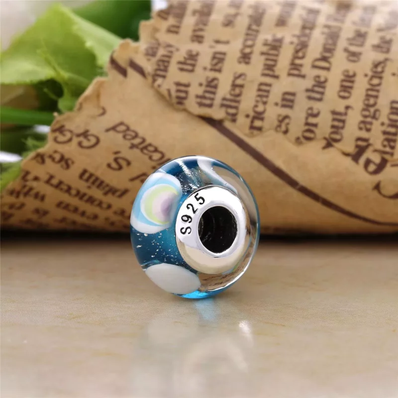 (afbeelding voor) PANDORA Iridescent Rainbow Glass Bedel 797013 - Bekijken 3