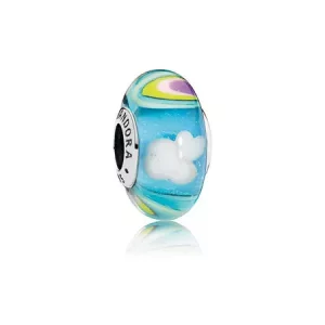 (afbeelding voor) PANDORA Iridescent Rainbow Glass Bedel 797013