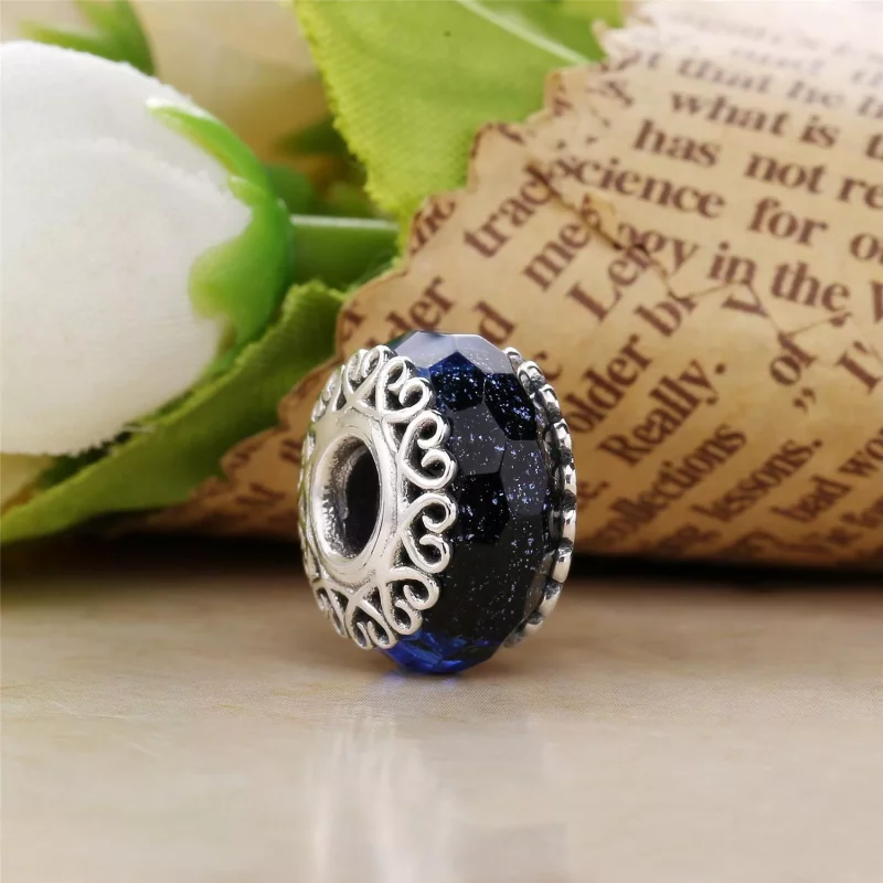 (afbeelding voor) PANDORA Iridescent White Glass Bedel 797617 - Bekijken 6