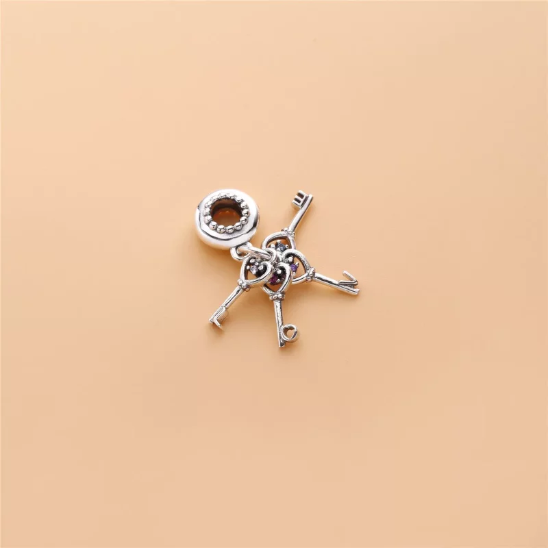 (afbeelding voor) PANDORA Keys Of Love Bedel 797654NPMMX - Bekijken 3