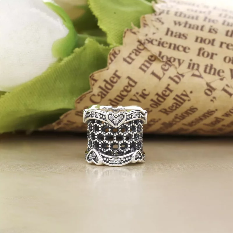 (afbeelding voor) PANDORA Lace Of Love Spacer 797653CZ - Bekijken 2