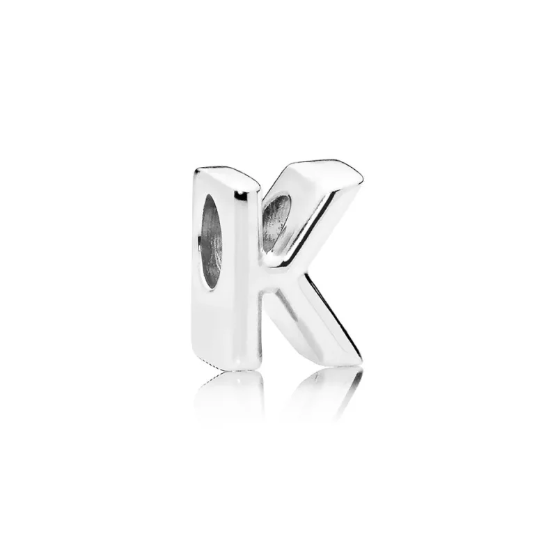 (afbeelding voor) PANDORA Letter K Bedel 797465