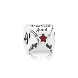 (afbeelding voor) PANDORA Letter To Santa Silver Bedel With Red Enamel - 791390En58