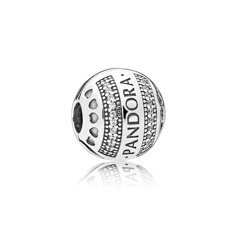(afbeelding voor) Pandora Logo Hearts Bedel 797433CZ