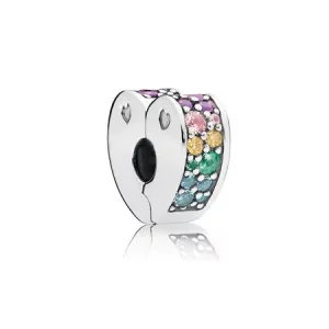 (afbeelding voor) PANDORA Multi-Colour Arcs Of Love Clip