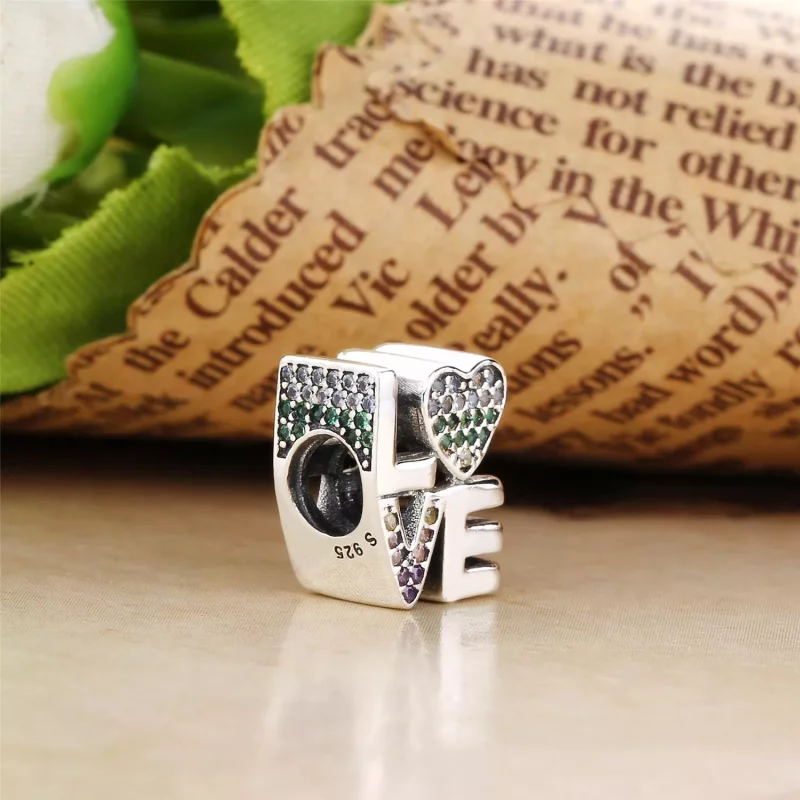 (afbeelding voor) PANDORA Multi-Colour Love Bedel - Bekijken 3
