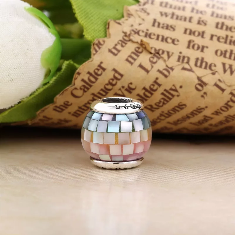 (afbeelding voor) PANDORA Multi-Colour Mosaic Bedel - Bekijken 3