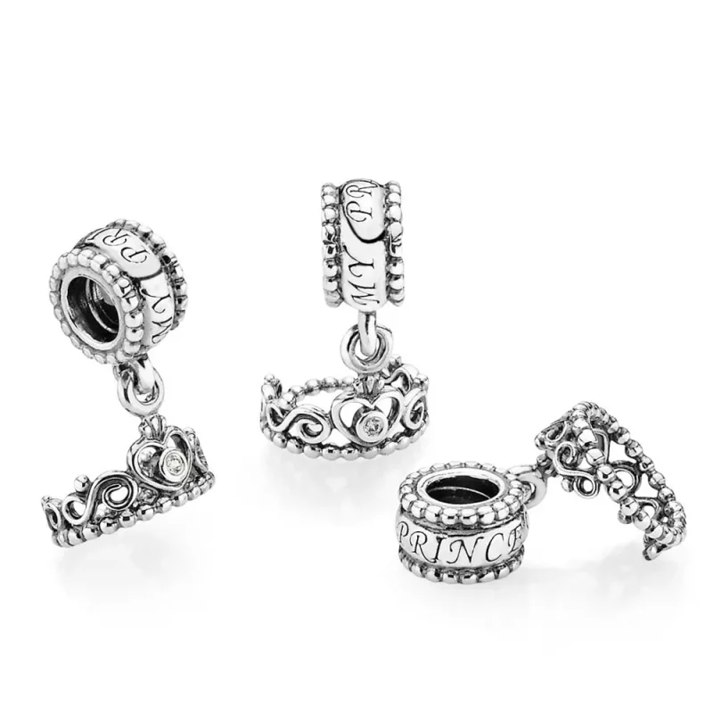 (afbeelding voor) PANDORA My Princess Tiara Dangle Bedel - 791117CZ - Bekijken 2