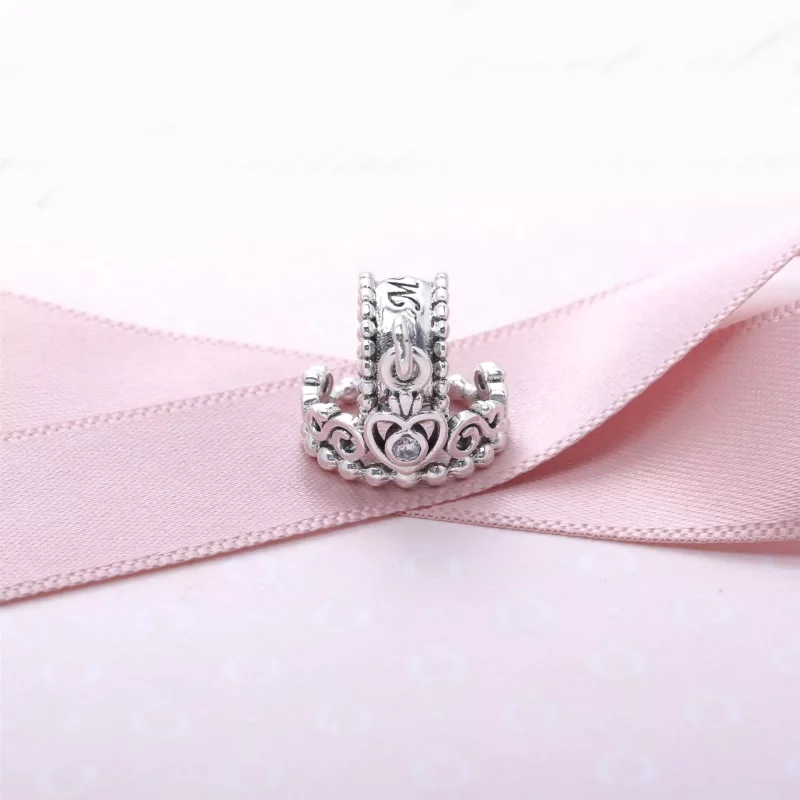 (afbeelding voor) PANDORA My Princess Tiara Dangle Bedel - 791117CZ - Bekijken 3