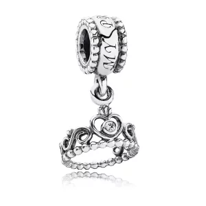(afbeelding voor) PANDORA My Princess Tiara Dangle Bedel - 791117CZ