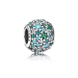 (afbeelding voor) PANDORA Oceaanblauwe Pavé Bedel 791261MCZMX