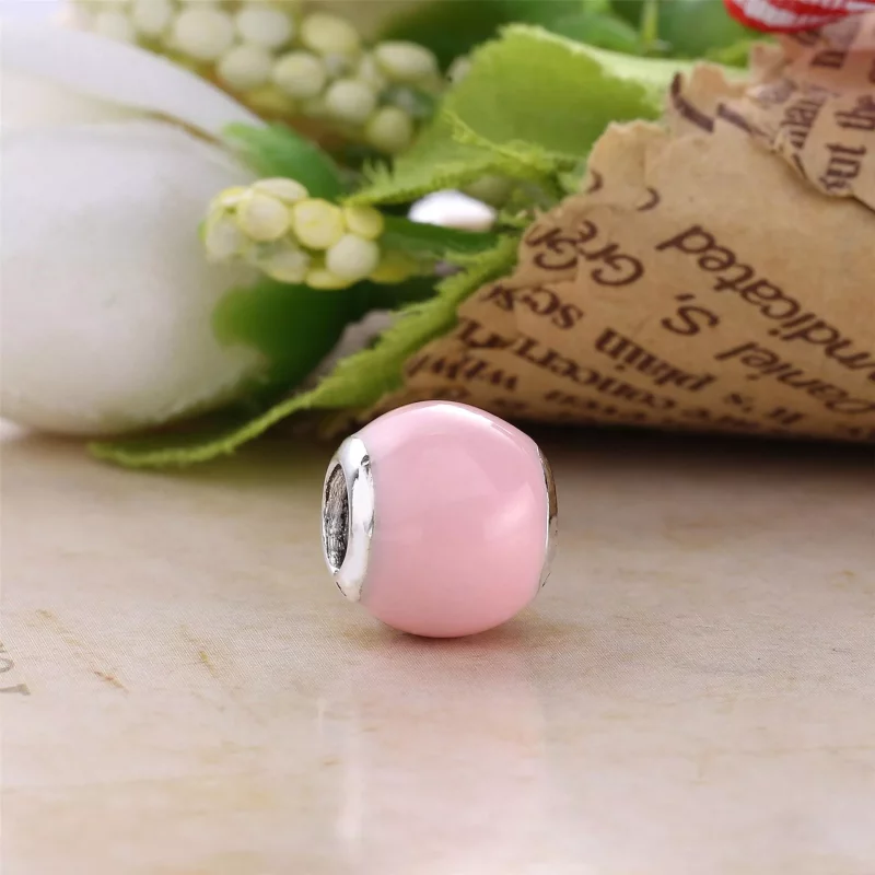 (afbeelding voor) PANDORA Opalescent Pink Geometric Facets Bedel - 791722Nop - Bekijken 2
