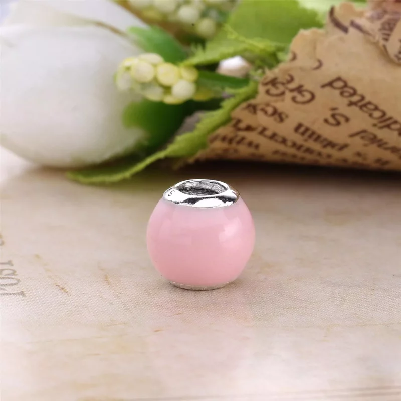 (afbeelding voor) PANDORA Opalescent Pink Geometric Facets Bedel - 791722Nop - Bekijken 3