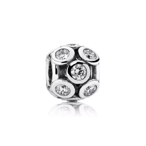 (afbeelding voor) PANDORA Openwork Sparkling Circles Bedel - 791153CZ