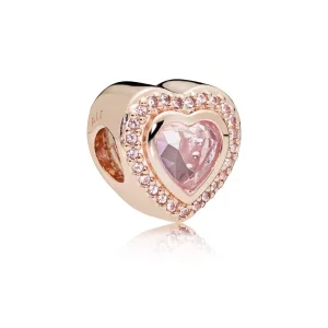 (afbeelding voor) PANDORA Panodra Rose Sparkling Love Bedel 787608NPM