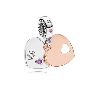 (afbeelding voor) PANDORA Part Of My Heart Bedel 787235CFP