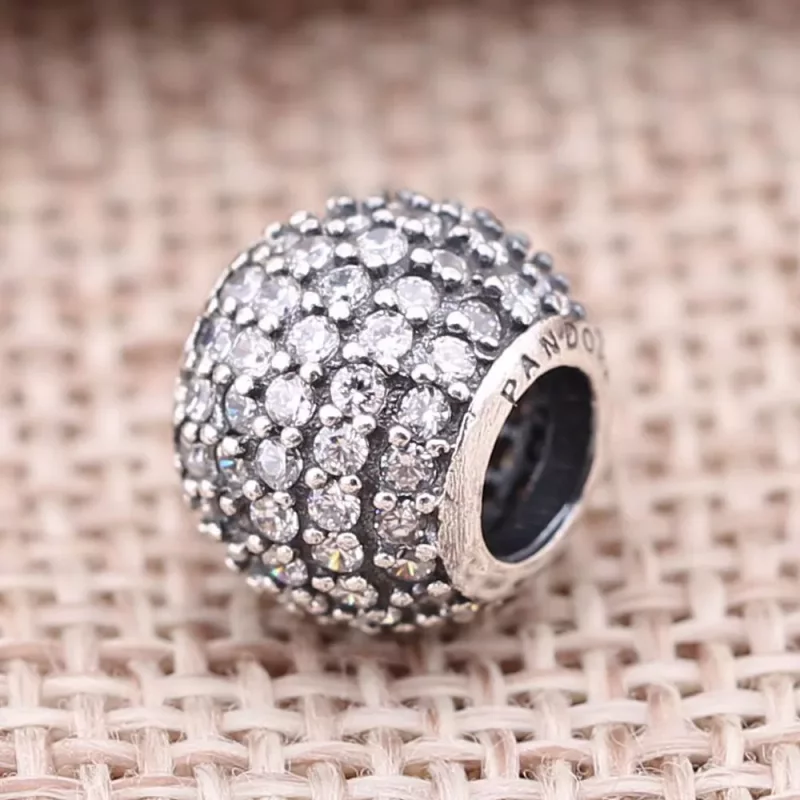 (afbeelding voor) PANDORA Pavé Bolbedel 791051CZ - Bekijken 2