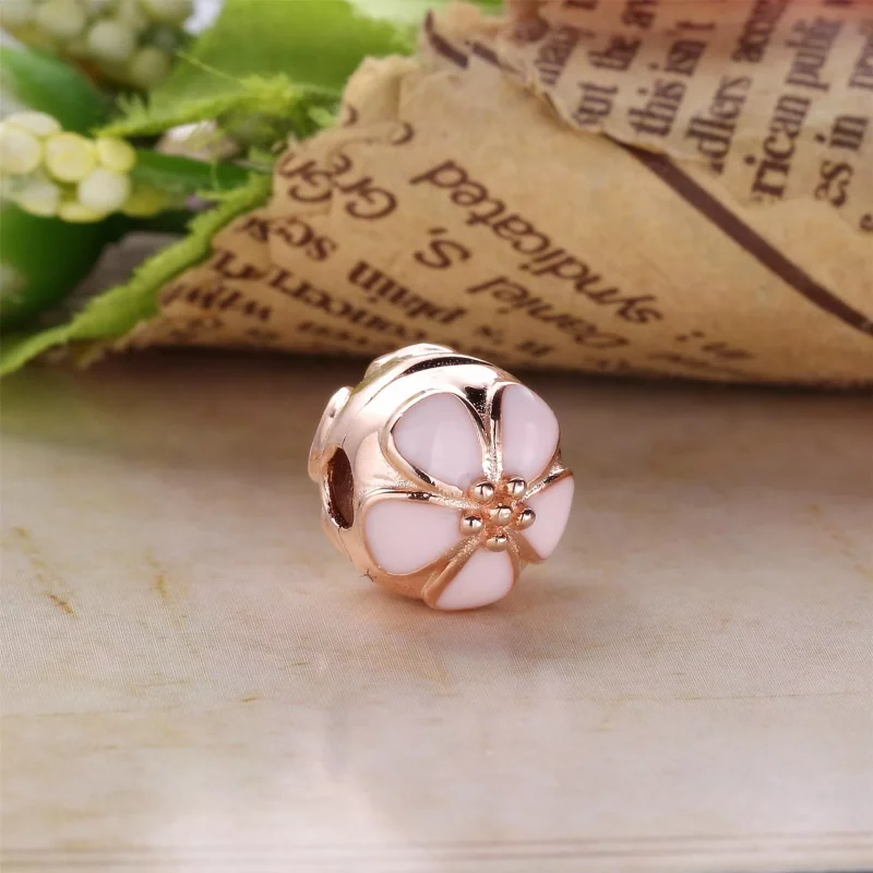 (afbeelding voor) PANDORA Pink Cherry Blossom Clip - 791041En40 - Bekijken 3
