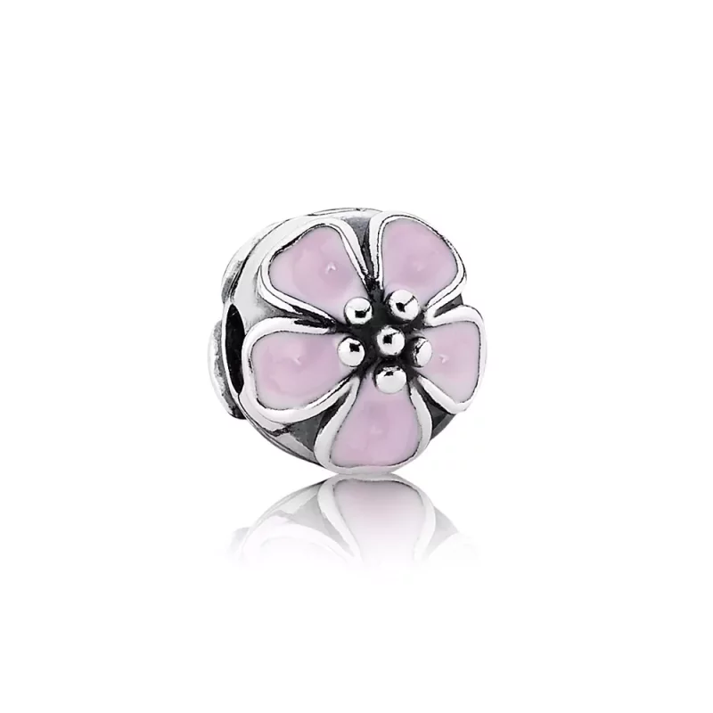 (afbeelding voor) PANDORA Pink Cherry Blossom Clip - 791041En40