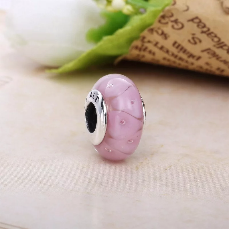 (afbeelding voor) PANDORA Pink Glass Zig-Zag Bedel - 790922 - Bekijken 2